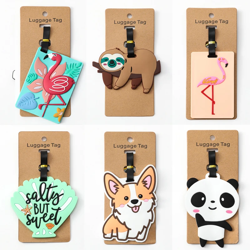 Travel Accessories Store - トラベルアクセサリー 荷物タグ クリエイティブ コーギー & 猫