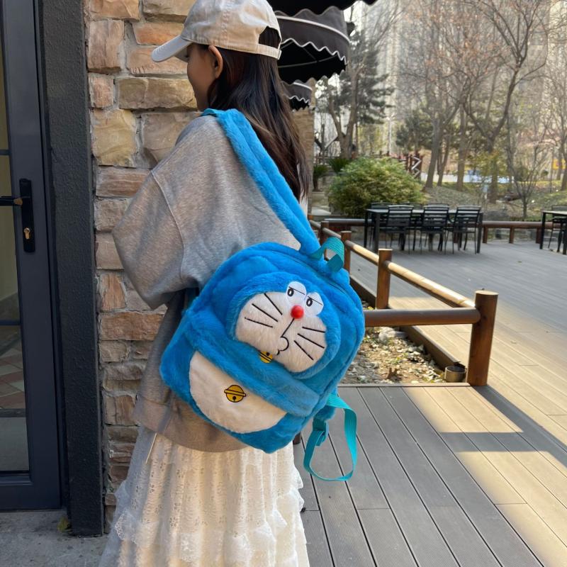 It Travel Accessories - 新しいかわいいドラえもんバックパック 学生用スポーツ調節可能スクールバッグ 旅行用ポータブル大容量ジッパー収納バッグ 友人へのギフト