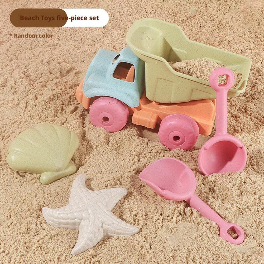 Travel Accessories With Toddler - ポータブルキッズサンドトイセット夏のビーチ遊び水ゲームツール幼児の誕生日プレゼントエコ素材旅行用サンドボックスアクセサリー
