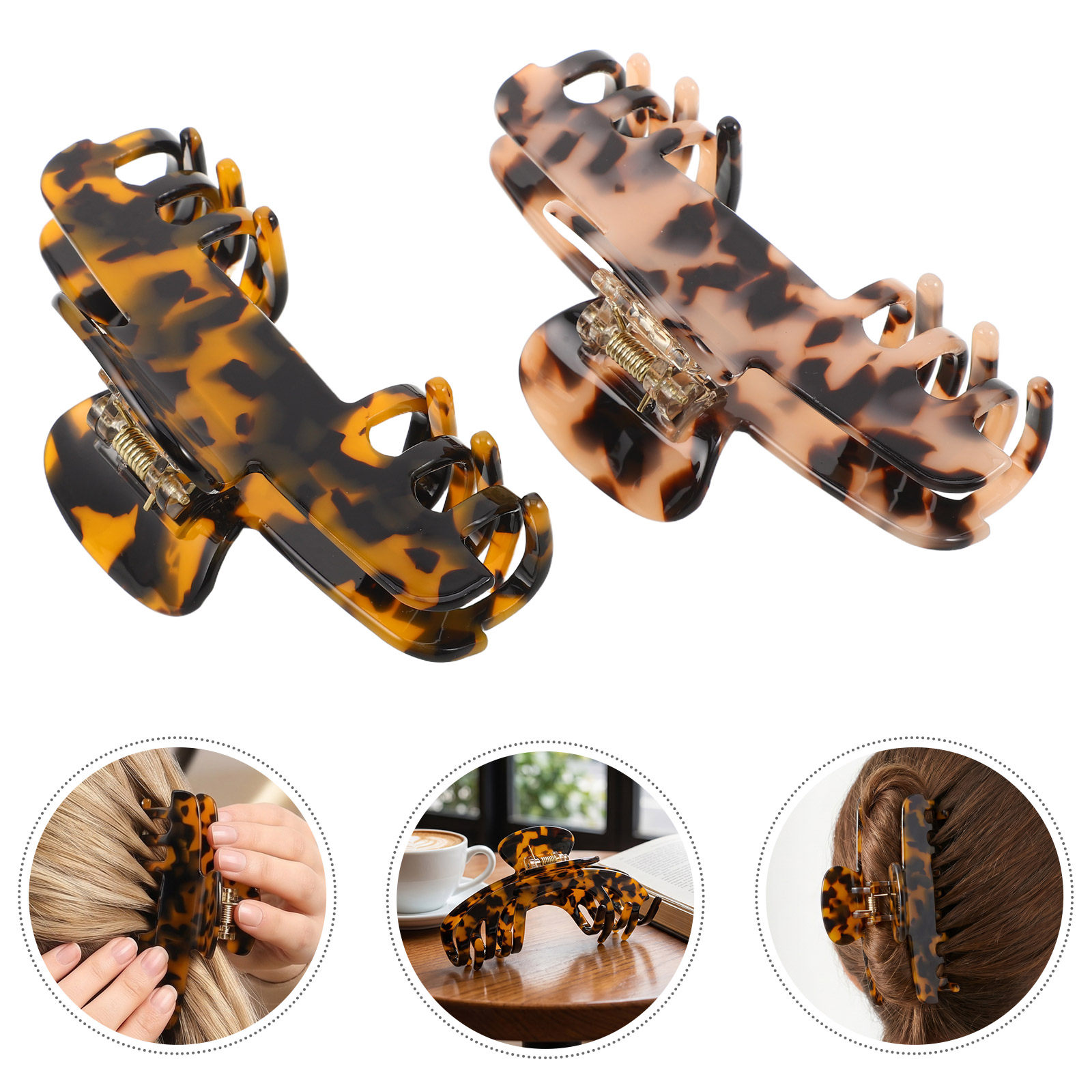 Travel Accessories Present - 女性用ポニーテールホルダー。伸縮性のあるバンド付きのヘアクリップキャップ。ジム、ヨガ、ランニング、旅行、普段使いに最適な、おしゃれなヘアアクセサリー。