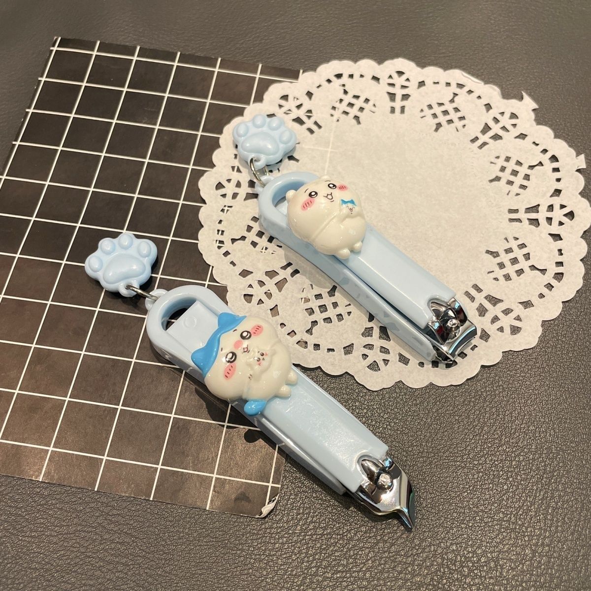 Travel Accessories Girly - かわいいちいかわネイルクリッパー キュートな漫画ハチワレデザイン 携帯用小型爪切り 子供 学生 家庭