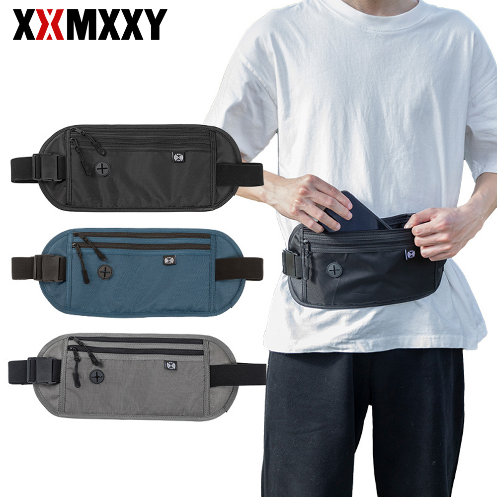 Travel Wallet Slim - 1個入りパスポートホルダーネックポーチ、RFIDブロッキングスリムトラベルウォレット、首掛けストラップ付き、女性と男性に最適