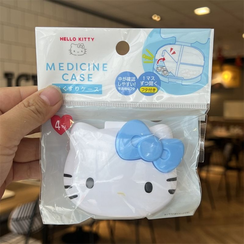Travel Accessories Girly - 新しいかわいいサンリオマイメロディかわいい漫画ピルケースハローキティポータブル旅行収納アニメフェイスオーガナイザーかわいいホリデーおもちゃ
