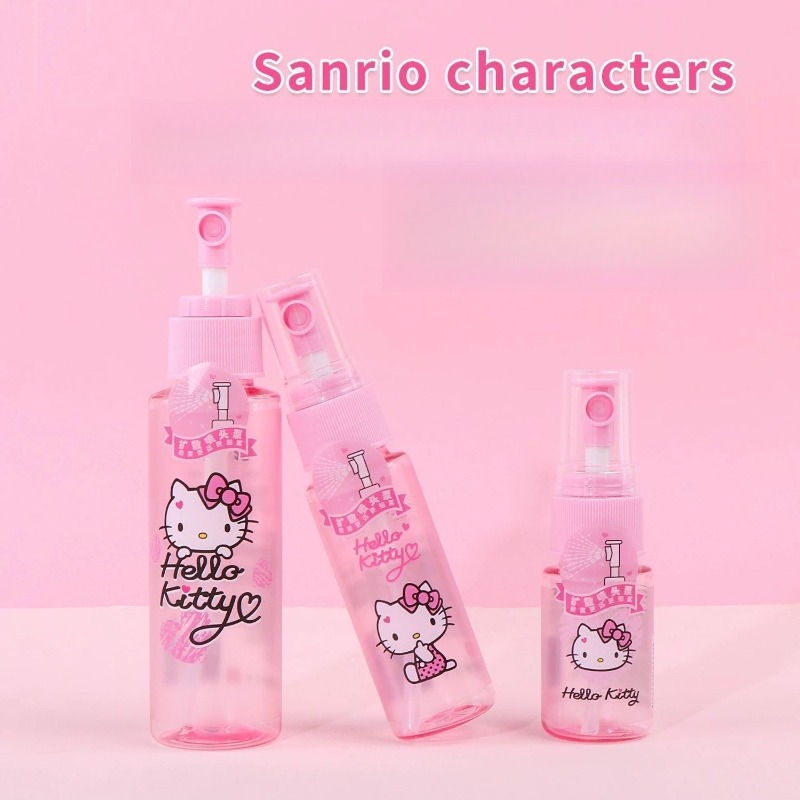 Travel Accessories Girly - かわいいサンリオハローキティスプレーボトル詰め替え可能旅行ミニポータブル漫画アニメかわいい滑り止め軽量学生ギフト