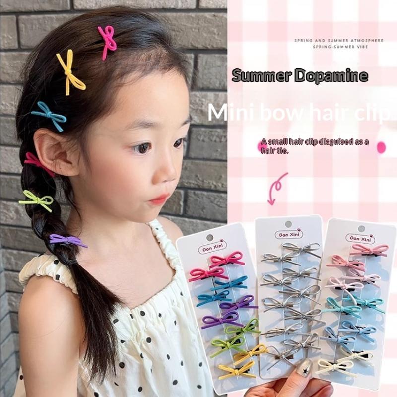 10個入り、かわいらしいリボンヘアクリップ。カラフルで愛らし - Travel Accessories With Toddler のレビューと価格