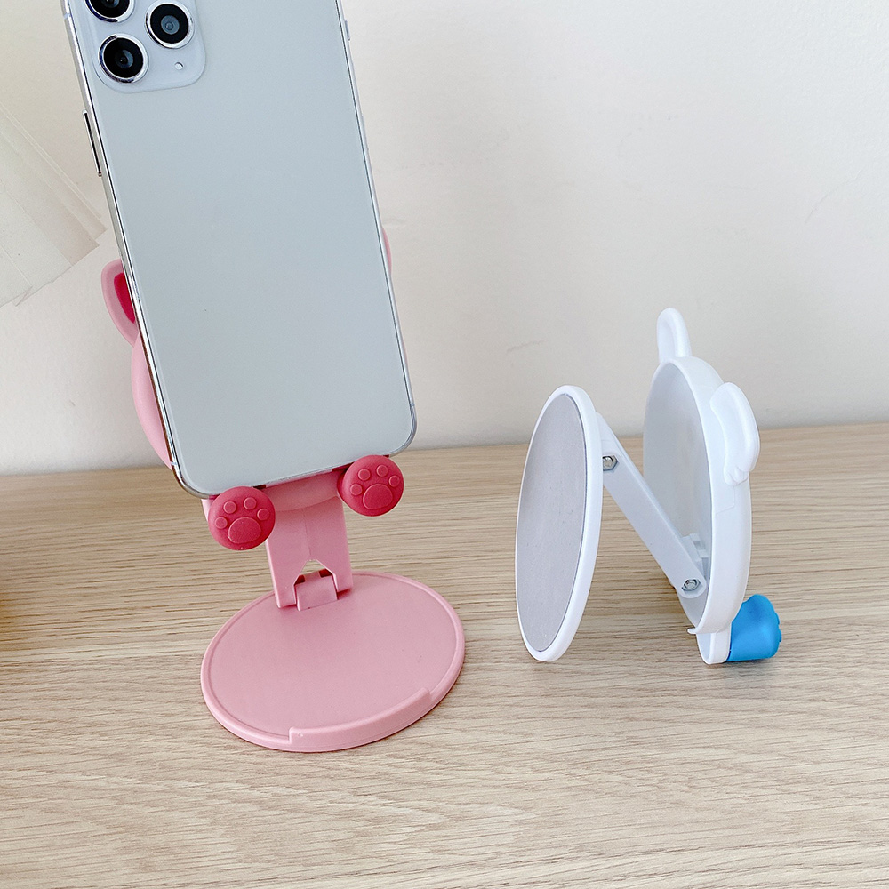 かわいい動物デスクトップ電話スタンド折りたたみ式調節可能なス - Travel Accessories Online のレビューと価格