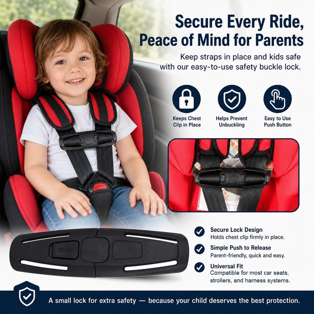 車のチャイルドシートストラップクリップバックルチェストハーネ - Travel Accessories With Toddler のレビューと価格
