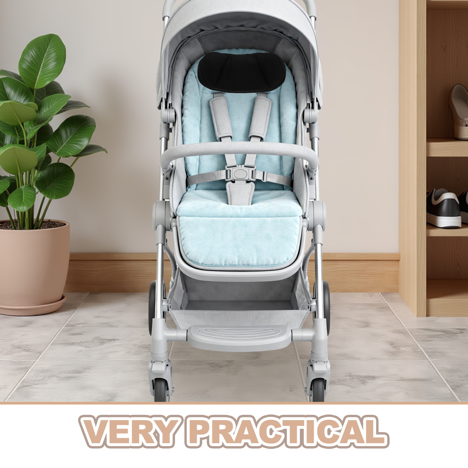 ベビーカー用ネックサポートクッション、幼児用ヘッドレスト、旅 - Travel Accessories With Toddler のレビューと価格