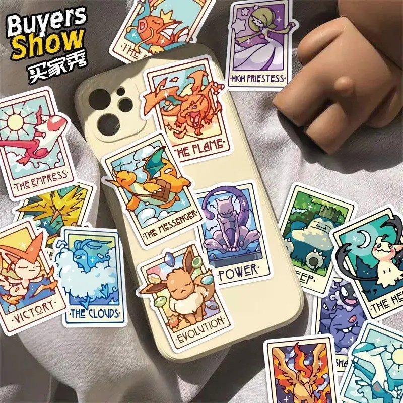 90/180枚入り ポケモン かわいい DIY ステッカー  - Sticker Luggage Decorative のレビューと価格