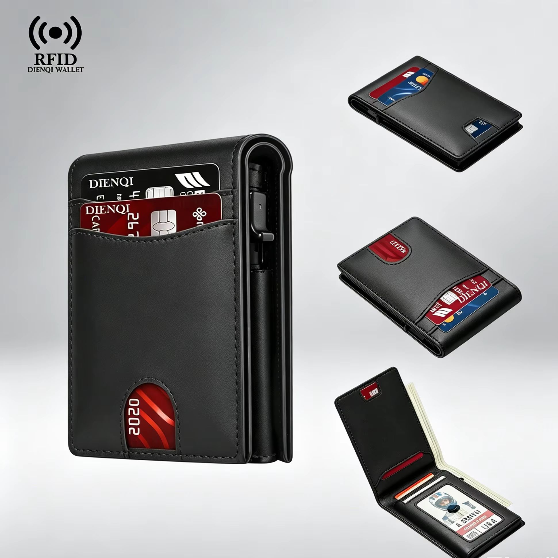 高級ブランド ビジネス クレジットカードホルダー ポケット  - Travel Wallet Slim のレビューと価格