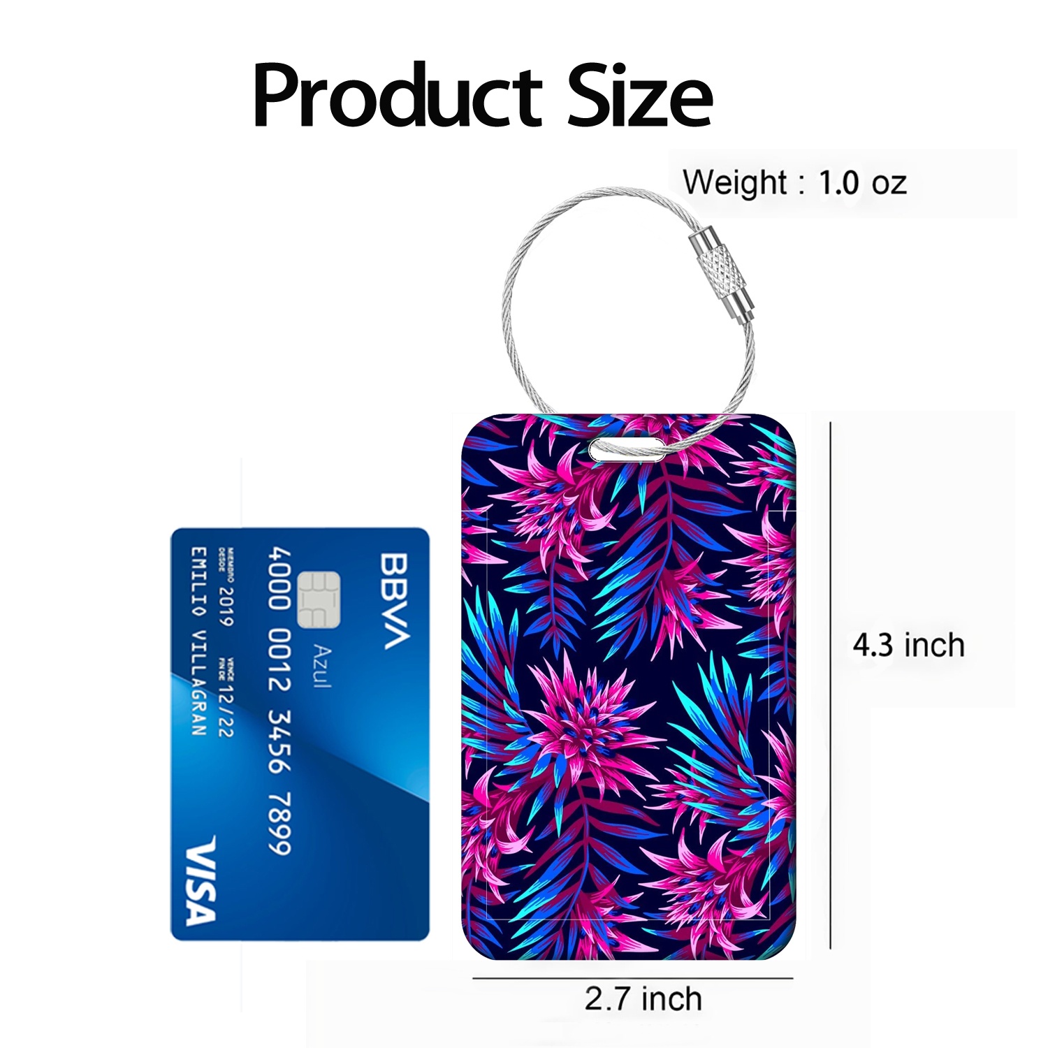 興味深い植物パターンの荷物タグ女性スーツケースバックパック紛 - Travel Accessories List For Women のレビューと価格