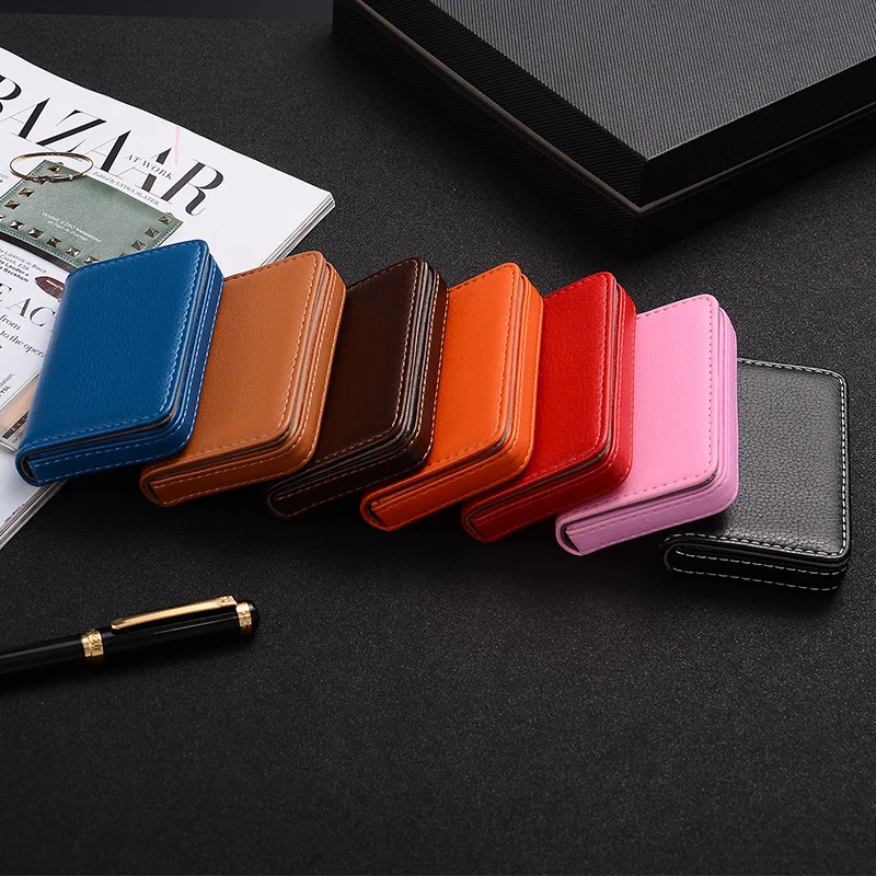 2026 PU レザー名刺入れ磁気バックル付きスリムポケット - Travel Wallet Slim のレビューと価格