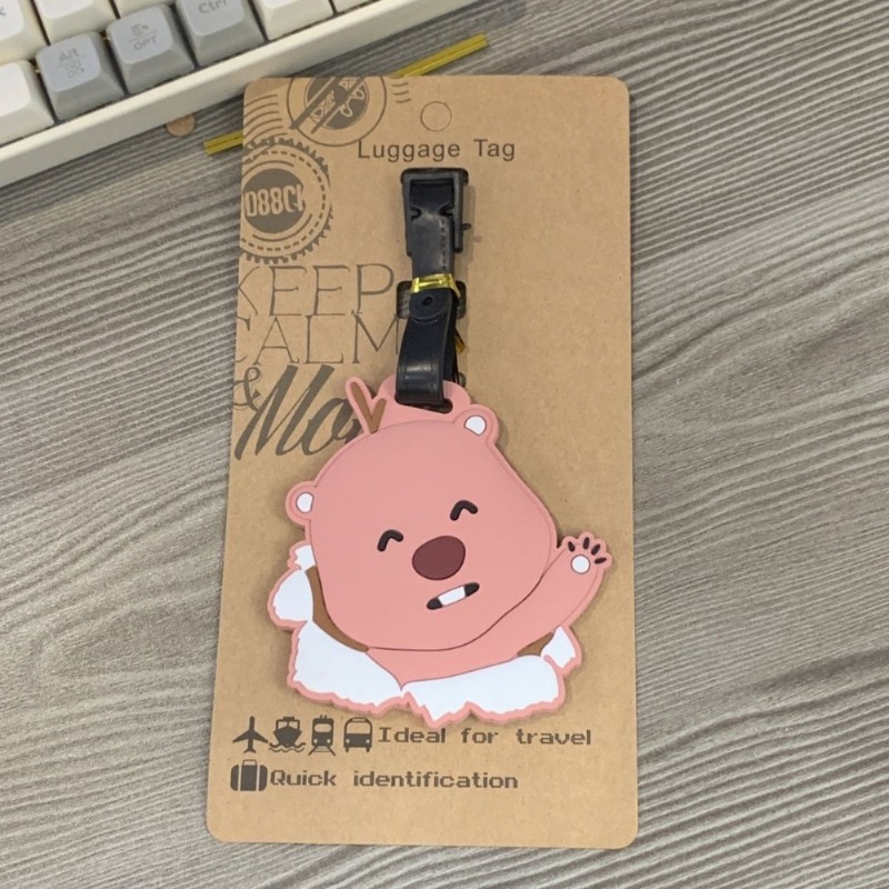 かわいいポロロ ルピービーバー ラゲッジタグ、キュートなイン - Travel Accessories Girly のレビューと価格