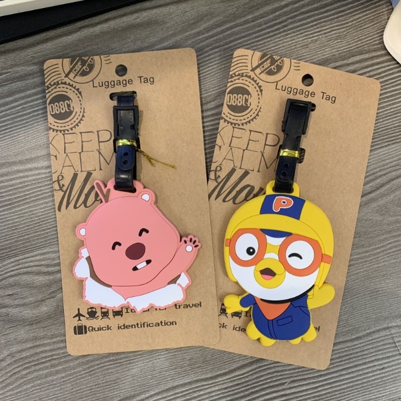 かわいいポロロ ルピービーバー ラゲッジタグ、キュートなイン - Travel Accessories Girly のレビューと価格