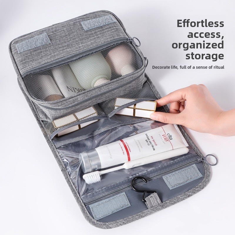 大容量吊り下げ式トイレタリーバッグ、乾湿分離型トラベルメイク - Travel Accessories Toiletries のレビューと価格