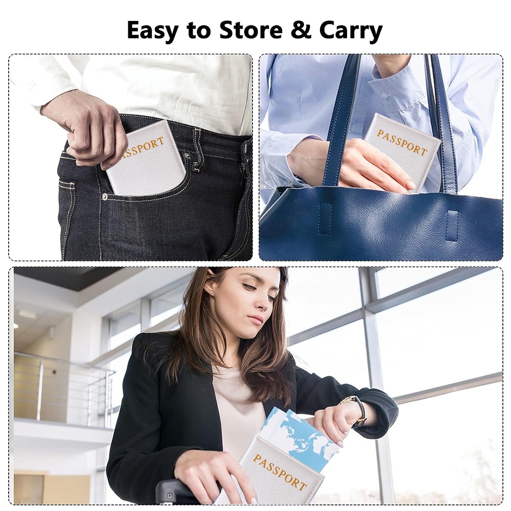PUレザーパスポートカバー,カードケースカバー,ピンクのレタ - Travel Wallet Slim のレビューと価格