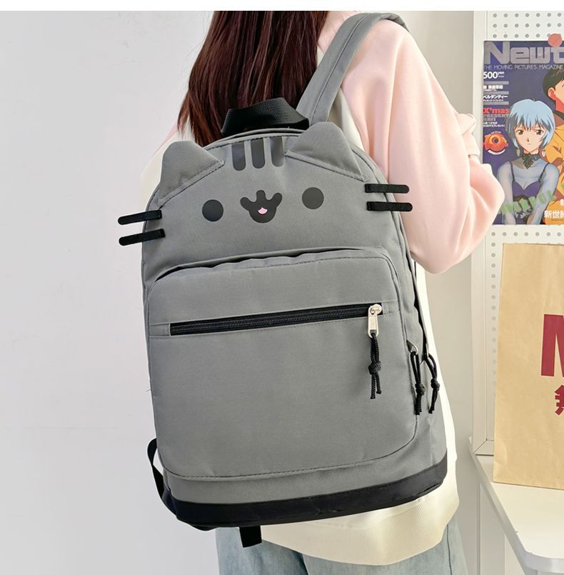 3Dデザインの猫のキャラクター「プーシーン」が描かれた、大容 - Travel Accessories Girly のレビューと価格