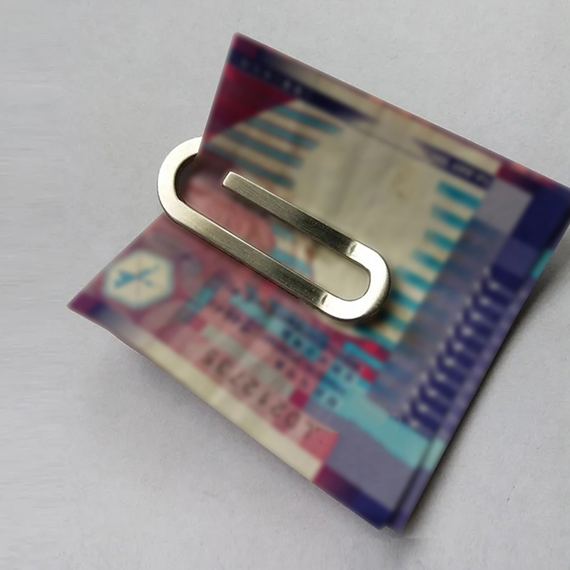 1個入り ステンレス製 薄型 ポケットマネークリップ 財布  - Travel Wallet Slim のレビューと価格
