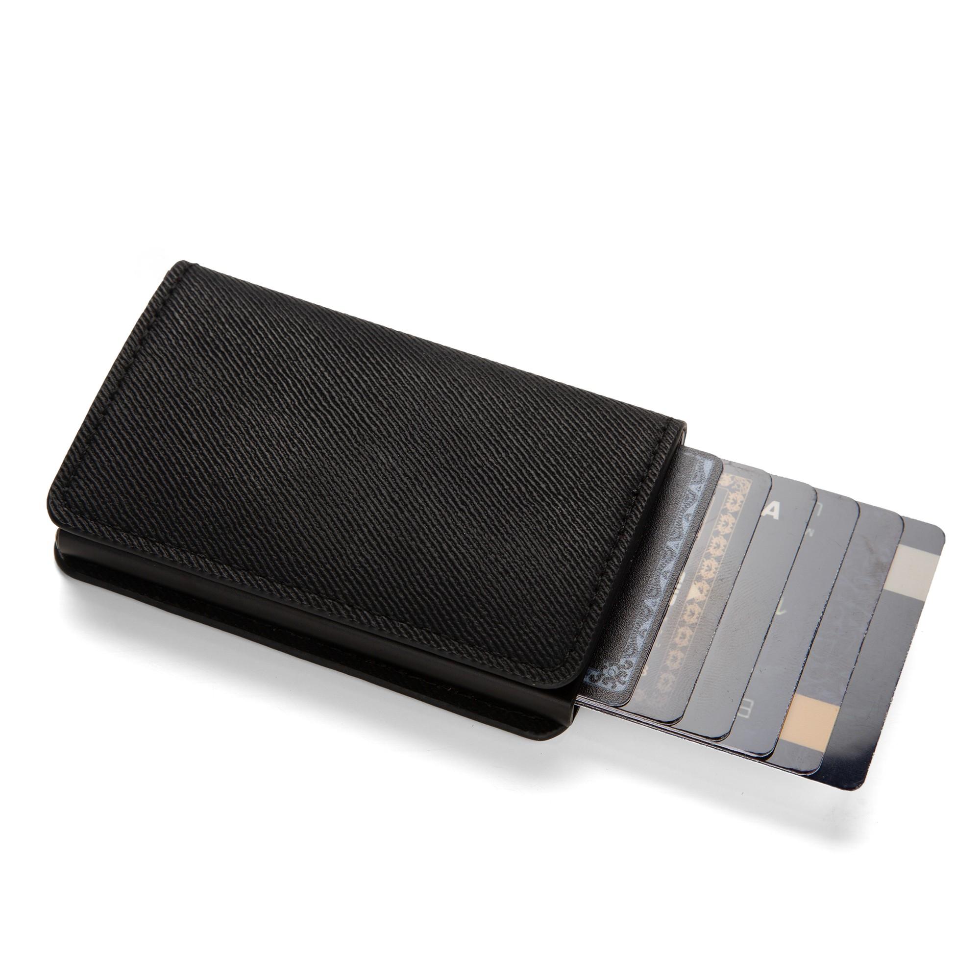 盗難防止RFIDクレジットカードホルダー ミニマリスト財布  - Travel Wallet Slim のレビューと価格