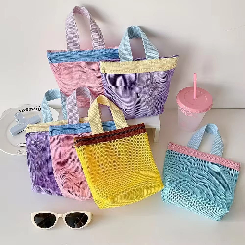 新しいドーパミンメッシュ製トイレタリーバッグ 透明ポータブル - Travel Accessories Toiletries のレビューと価格