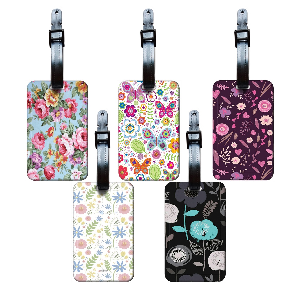 美しい花植物荷物タグ女性スーツケースバックパック紛失防止リス - Travel Accessories List For Women のレビューと価格