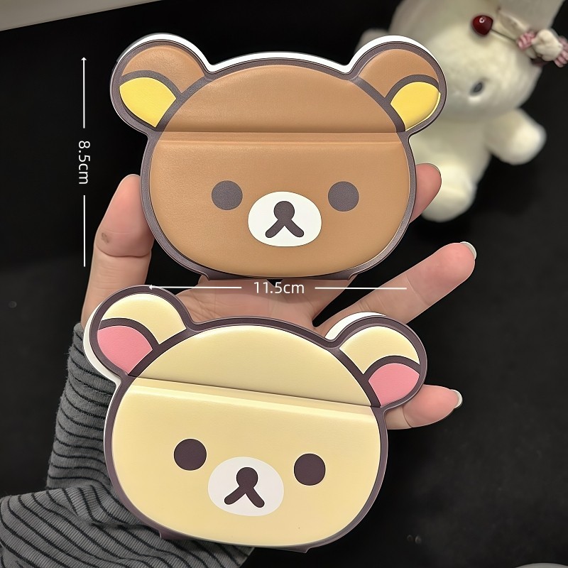 リラックマ折りたたみ化粧鏡かわいいシンプルなポータブル手持ち - Travel Accessories Girly のレビューと価格