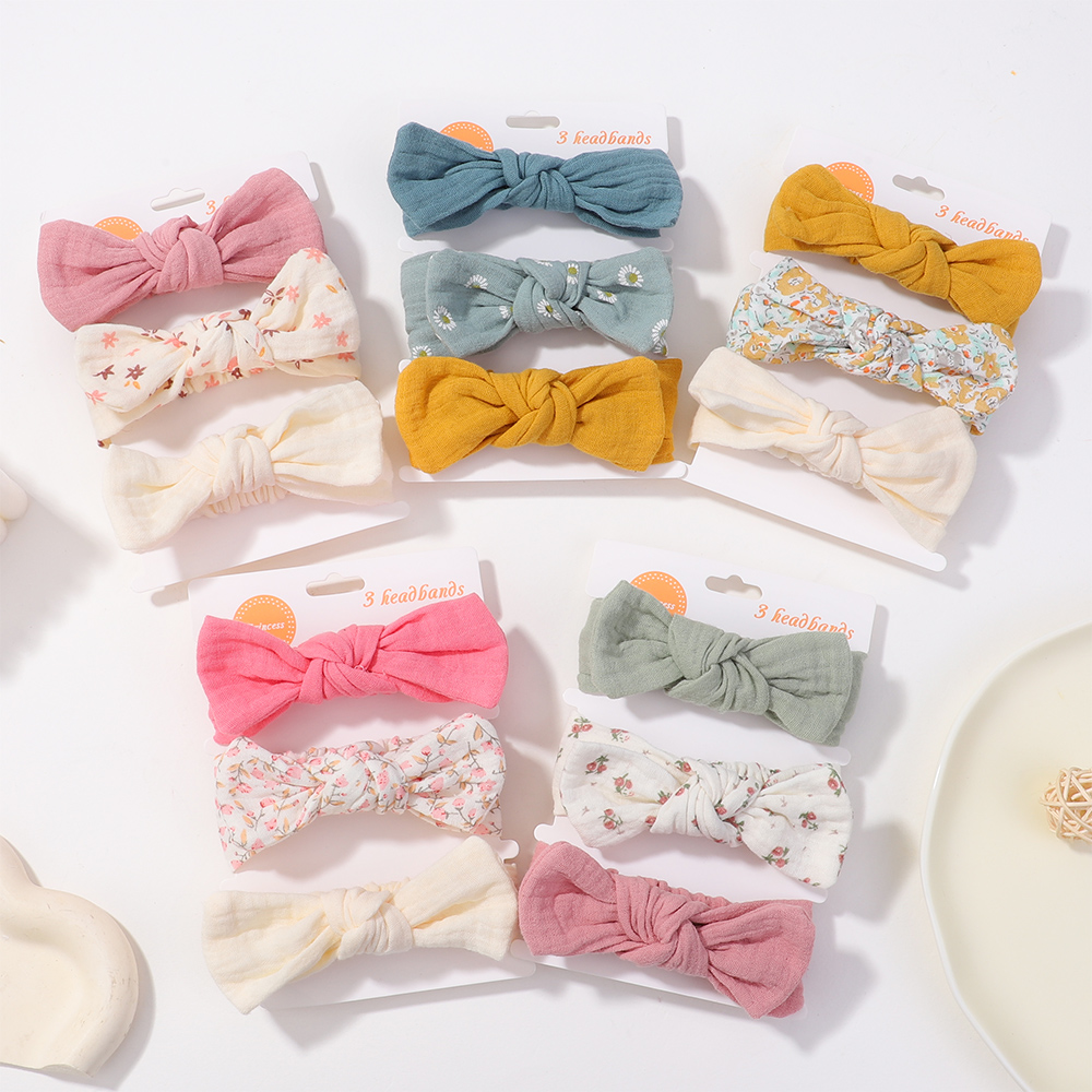 3 ピース/セットソフト弾性弓ヘッドバンド赤ちゃん女の子新生 - Travel Accessories With Toddler のレビューと価格