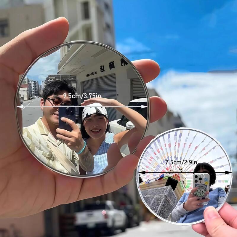 手持ち式自撮りミラー ポータブル ソロ旅行用 反射凸面鏡 写 - Travel Accessories Store のレビューと価格