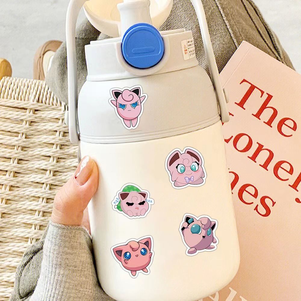 ポケモン 50枚のかわいいジグリーパフステッカー - ジャー - Sticker Luggage Decorative のレビューと価格