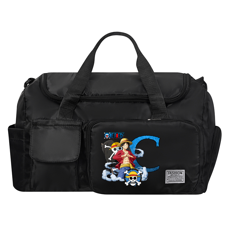 ワンピース男性女性旅行バッグアニメ A-Z 文字プリント防水 - It Travel Accessories のレビューと価格