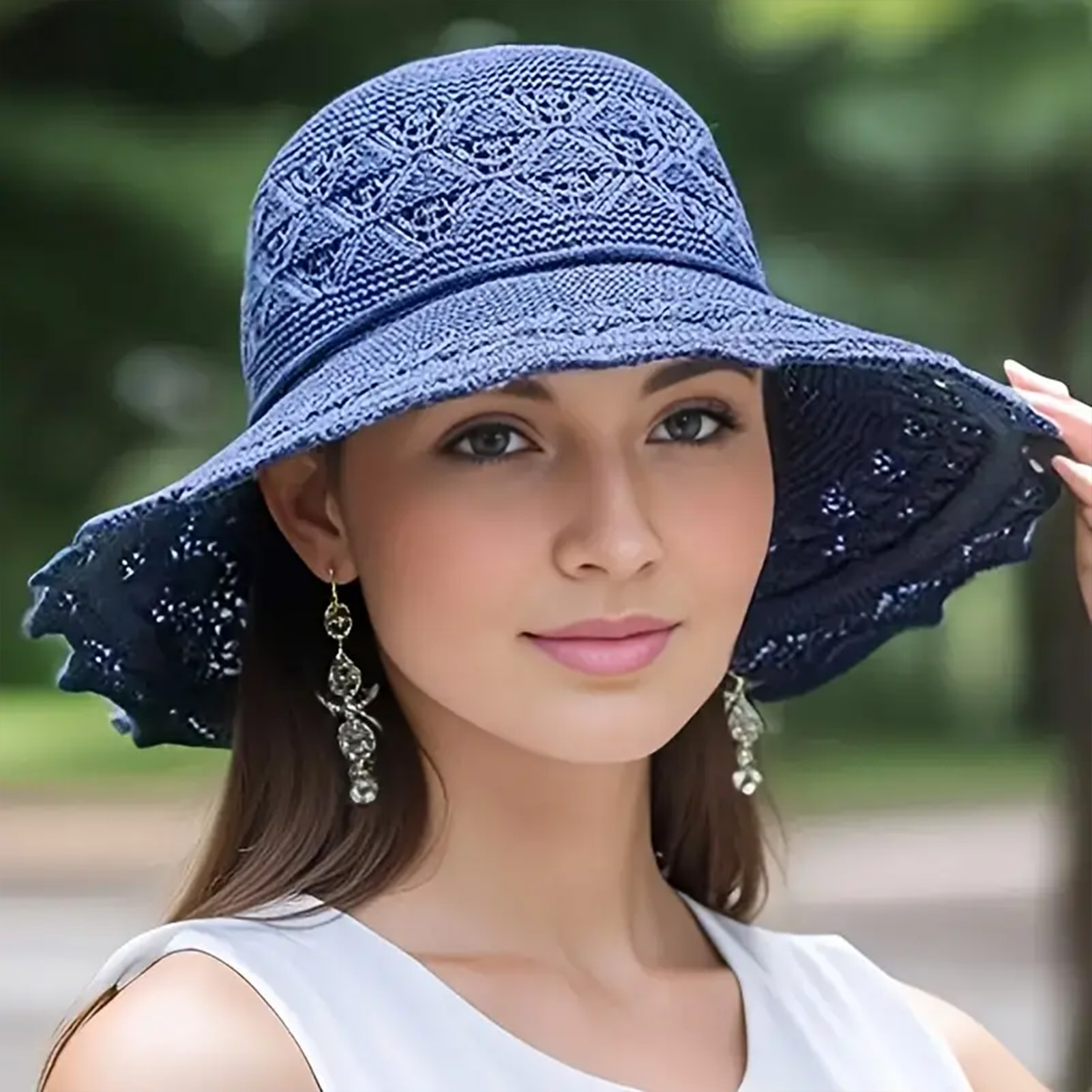 スタイリッシュなサンバイザー夏のビーチ帽子女性のための紫外線 - Travel Accessories Store のレビューと価格