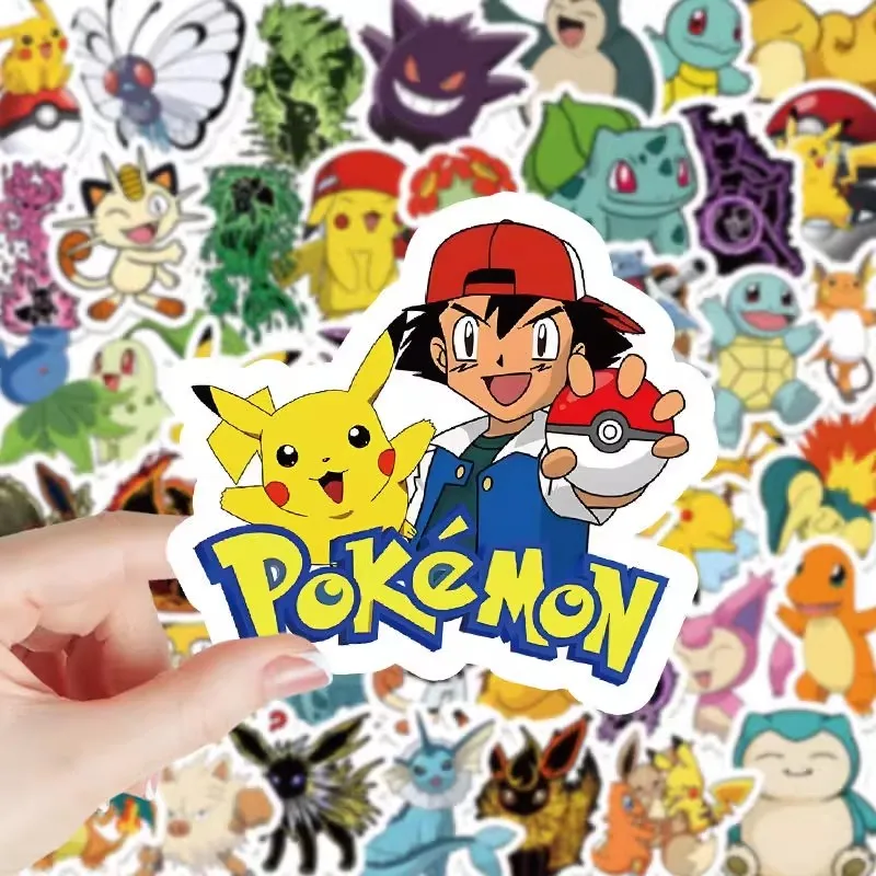 50枚入り かわいいピカチュウ ポケモン アニメステッカー  - It Travel Accessories のレビューと価格