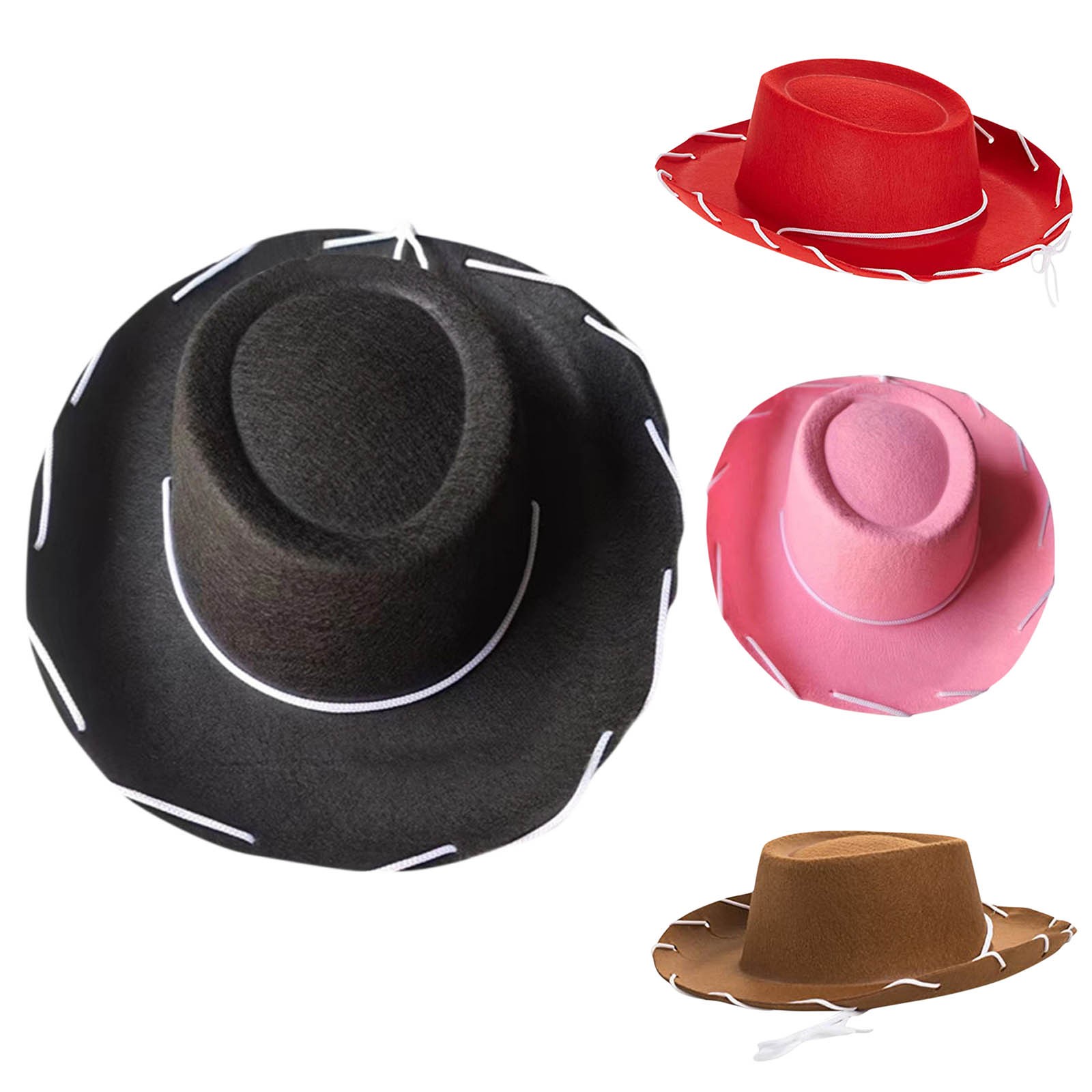 キッズカウボーイハット クラシックウエスタンカウガールフェル - Travel Accessories With Toddler のレビューと価格