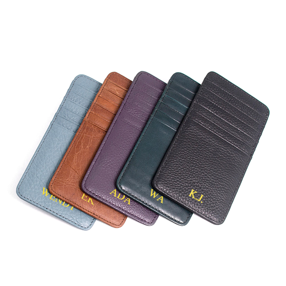 男性と女性のための高級牛革ウォレット,名前と小さな牛革のカー - Travel Wallet Slim のレビューと価格
