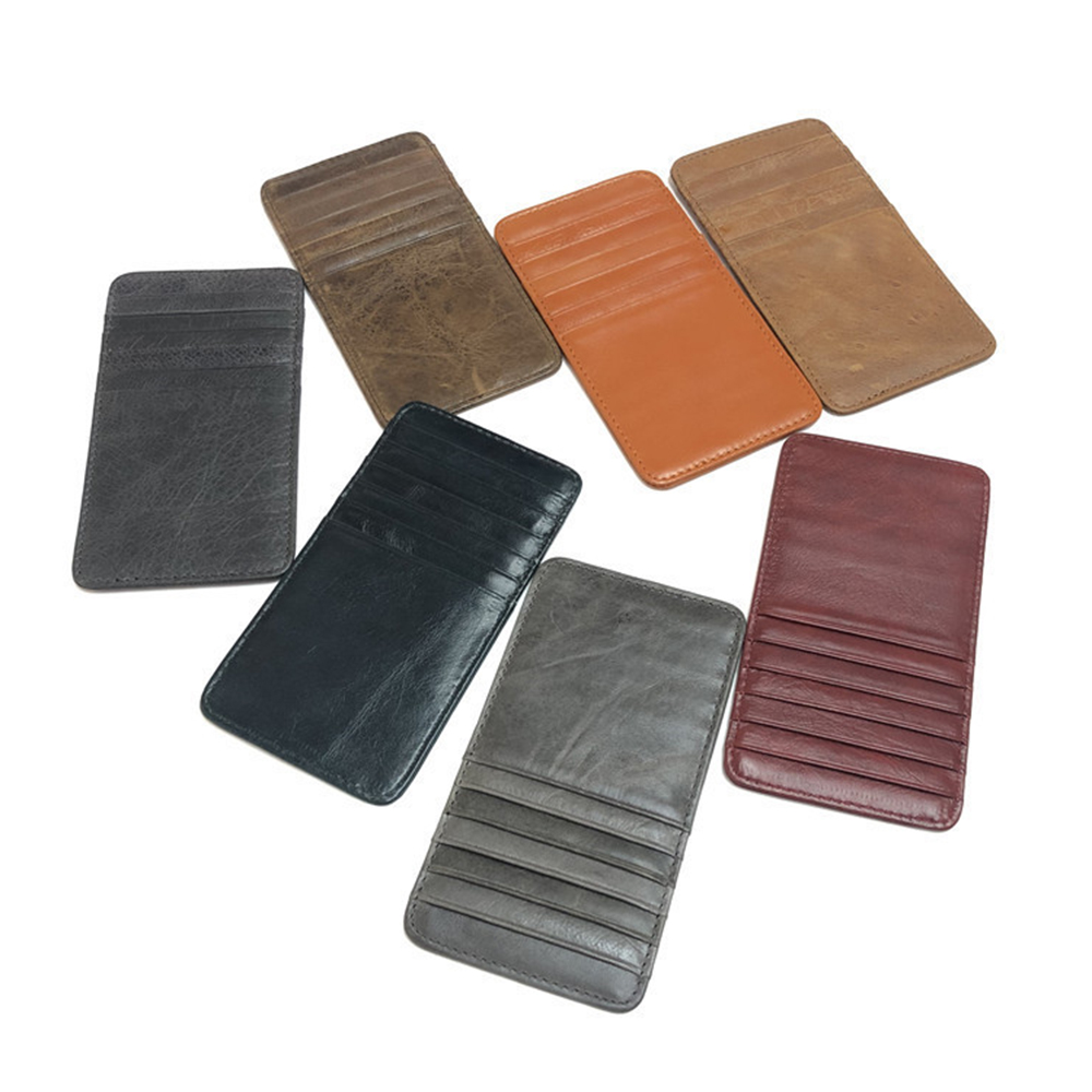 男性と女性のための高級牛革ウォレット,名前と小さな牛革のカー - Travel Wallet Slim のレビューと価格