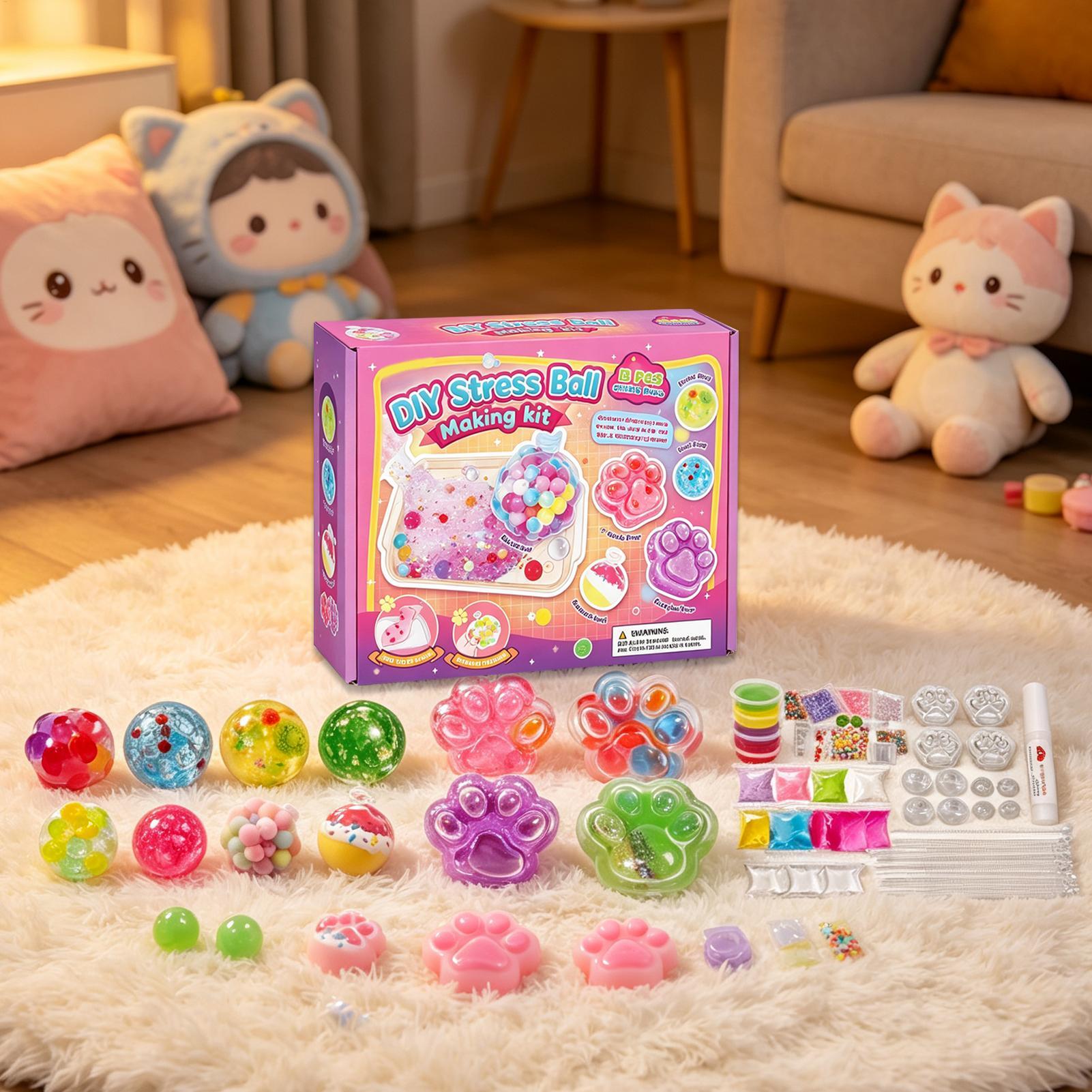 ストレス解消ボールキット。面白い猫の足の形をした、握って遊べ - Travel Accessories Girly のレビューと価格