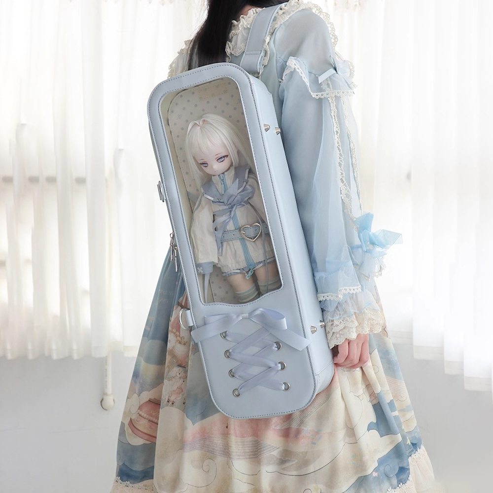 高品質1/4 BJDドール用外出パックケース、フェイクレザー - Travel Accessories Girly のレビューと価格