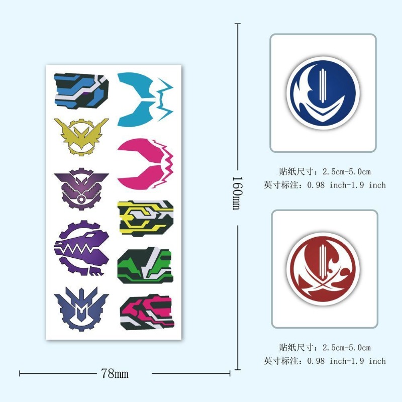 60 枚の仮面ライダーロゴステッカークリエイティブデカール防 - Sticker Luggage Decorative のレビューと価格